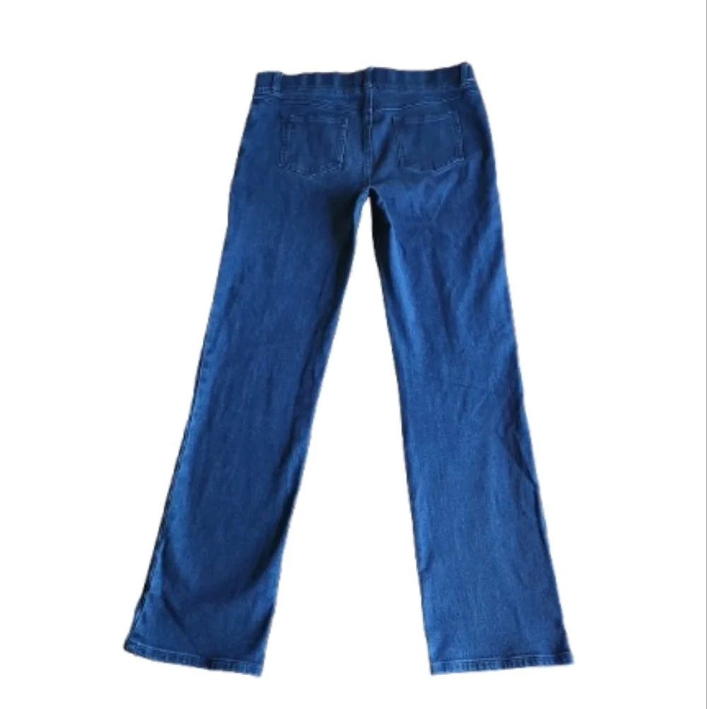 Betabrand Yoga Denim Pull-On Straight Jeans